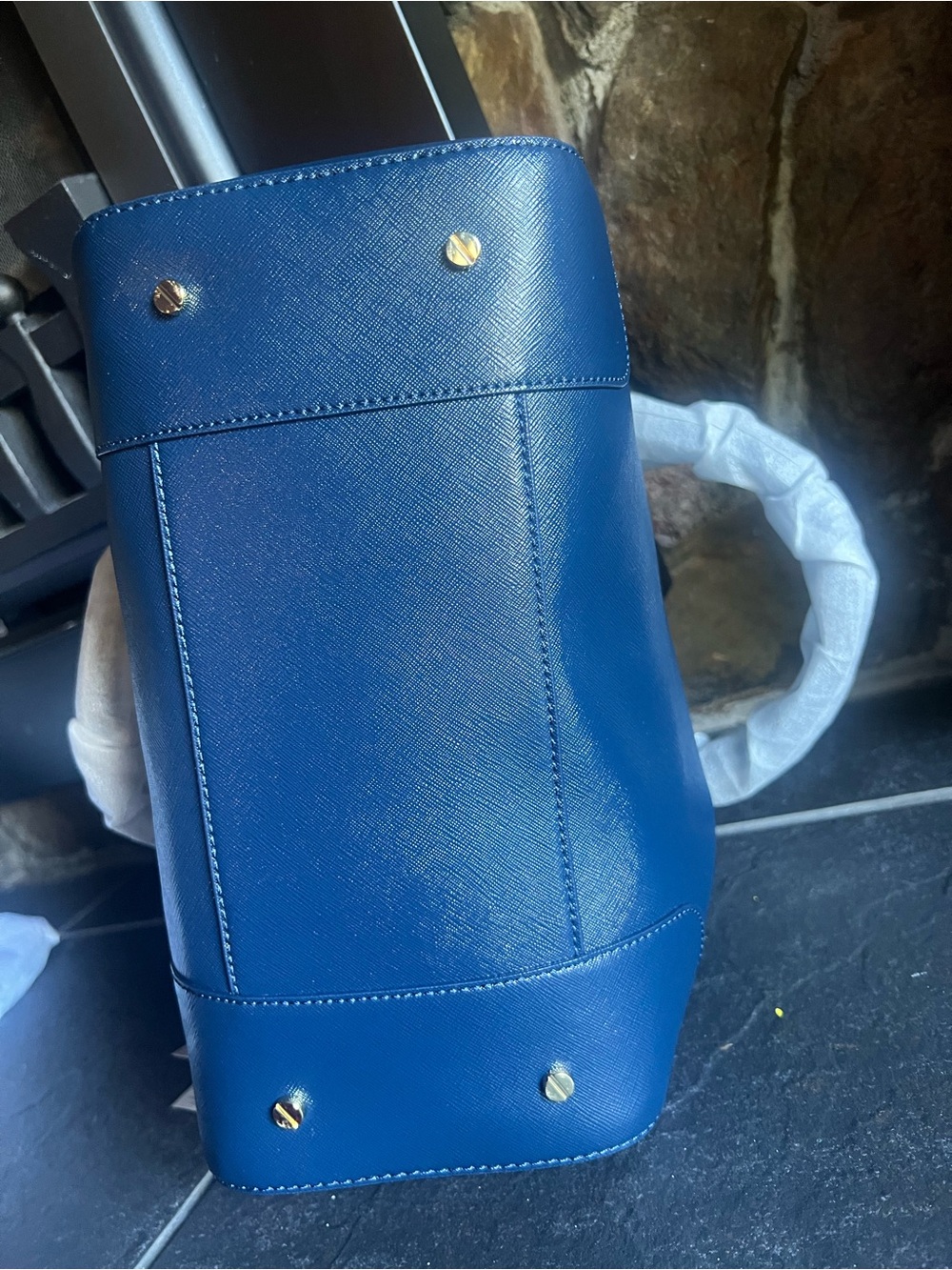 Tory Burch Navy Saffiano Satchel - Brand New With Tags
Never used. - Picture 12 of 16